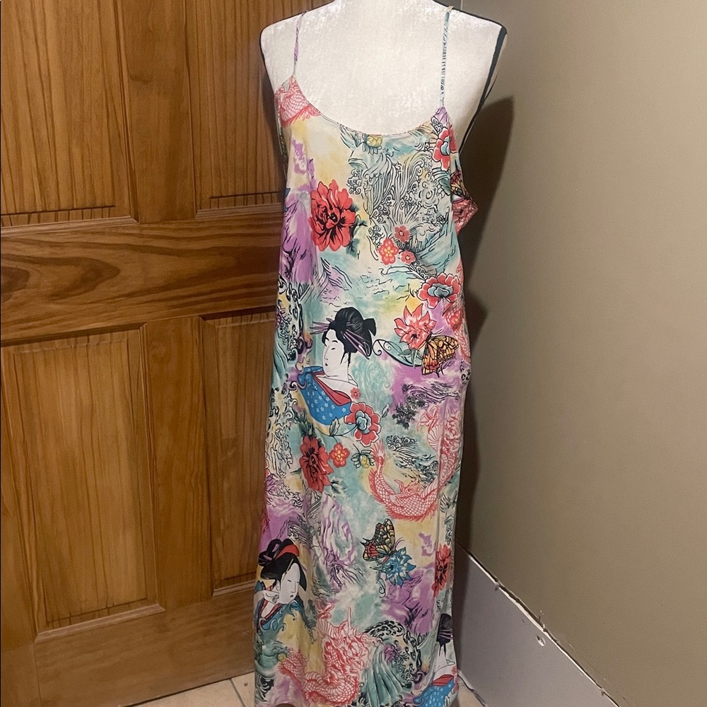 Natori sexy Vibrant Purple and Red Garment